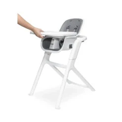 4 Moms - Connect High Chair, White/Gray -Baby Ease Deals Store 4 moms connect high chair white gray image 5