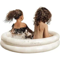Ali + Oli - Two Rings Small Kids Inflatable Pool 35 In (Checkers)