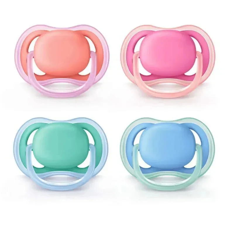 PHILIPS AVENT Avent 2 Pack New Ultra Air Pacifier 6-18M Mixed Case - Colors May Vary 1 PHILIPS AVENT Avent 2 Pack New Ultra Air Pacifier 6-18M Mixed Case - Colors May Vary