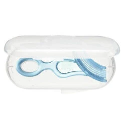 Baby Buddy - Babys 1St Toothbrush With Case, Blue 5 Baby Buddy - Babys 1St Toothbrush With Case, Blue -Baby Ease Deals Store baby buddy babys 1st toothbrush with case blue image 3