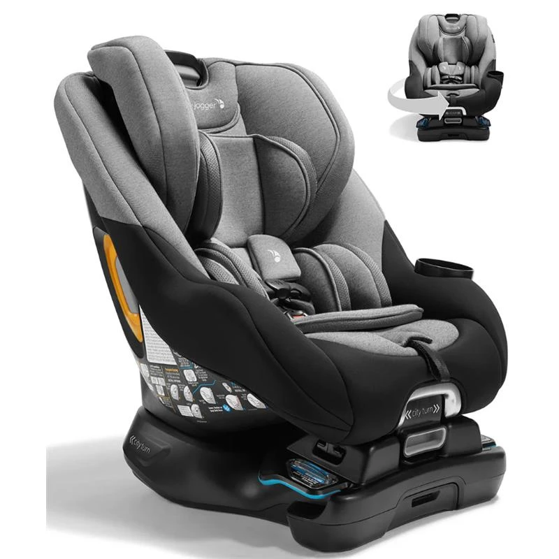 Baby Jogger - City Turn Rotating Convertible Car Seat, Onyx Black 1 Baby Jogger - City Turn Rotating Convertible Car Seat, Onyx Black