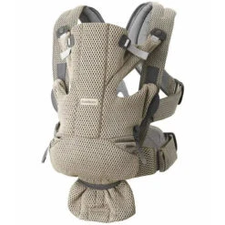 Babybjorn - 3D Mesh Baby Carrier Free, Grey Beige -Baby Ease Deals Store babybjorn 3d mesh baby carrier free grey beige image 3