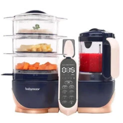 Babymoov Duo Meal Station XL | 6 In 1 Food Processor With Steamer, Multi-Speed Blender, Warmer, Defroster & Sterilizer