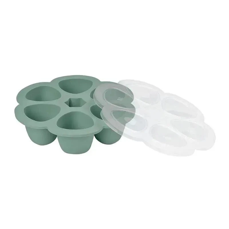 Beaba - Multiportions Silicone Baby Food Storage Container, Sage - Image 3