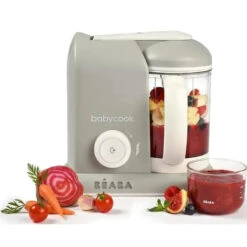 Beaba - Babycook Solo 4 In 1 Baby Food Maker, Cloud