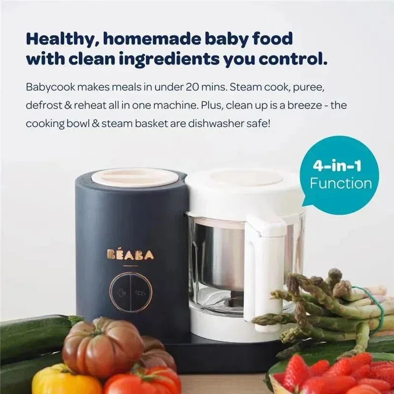 Beaba - Babycook Neo Baby Food Maker, Cloud 2 Beaba - Babycook Neo Baby Food Maker, Cloud - Image 2