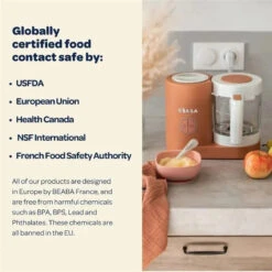 Beaba - Babycook Neo Baby Food Maker, Cloud 11 Beaba - Babycook Neo Baby Food Maker, Cloud -Baby Ease Deals Store beaba babycook neo baby food maker cloud image 4