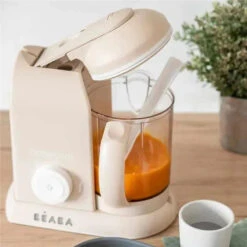 Beaba - Babycook Solo 4 In 1 Baby Food Maker, Oat -Baby Ease Deals Store beaba babycook solo homemade baby food maker clay image 7