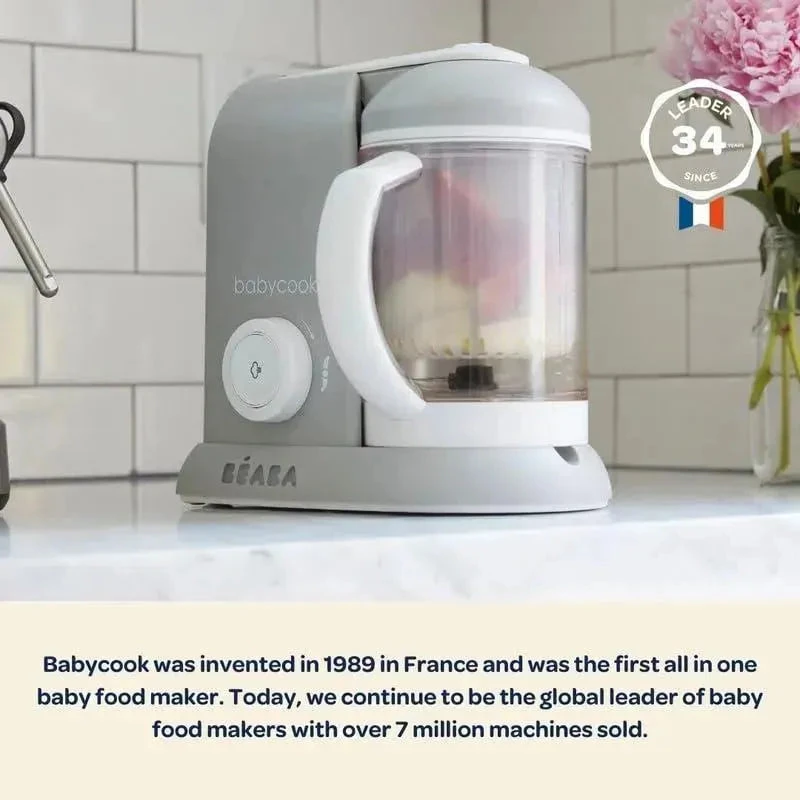 Beaba - Babycook Solo 4 In 1 Baby Food Maker, Rose Gold 5 Beaba - Babycook Solo 4 In 1 Baby Food Maker, Rose Gold - Image 5