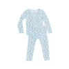Bellabu Bear - Blue Baby Two-Piece Milk & Cookies Pajama Set