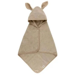 Bibs - Kangaroo Hoodie Towel Baby, Vanilla