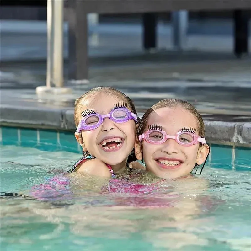 Bling 2O - Girls' Glam Splash Lash Swimming Goggles With UV Protection, Ages 3+, Purple 4 Bling 2O - Girls' Glam Splash Lash Swimming Goggles With UV Protection, Ages 3+, Purple - Image 4