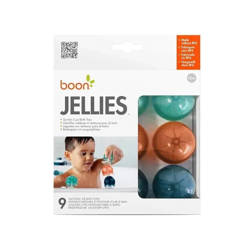 Boon - Jellies Kids Bath Toy, Navy And Coral 5 Boon - Jellies Kids Bath Toy, Navy And Coral - Image 5