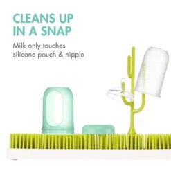 Boon - 3Pk Nursh Silicone Bottle 8Oz, Mint/Cantaloupe/Navy -Baby Ease Deals Store boon nursh silicone bottle 8oz 3pk mint cantaloupe navy image 15