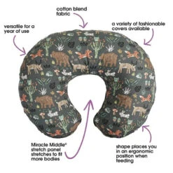 Boppy - Nursing Pillow, Green Forest Animals -Baby Ease Deals Store boppy nursing pillow green forest animals image 7