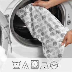 Boppy - Nursing Pillow Quick-Dry Gray Elephant Cover -Baby Ease Deals Store boppy slipcovers gray elephants plaid image 5 0edfcc6e df3e 48a2 ac05 15ea10c3ac54