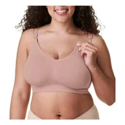 Bravado - Body Silk Seamless Full-Cup Nursing Bra, Cameo (17D L-Fc)