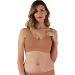 Bravado Body Silk Seamless Nursing Bra Cinnamon Medium