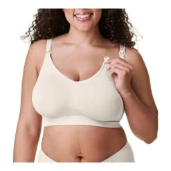 Bravado - Body Silk Seamless Nursing Bra Full Cup Sizes, Antique White, Medium