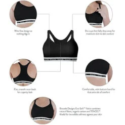 Bravado Original Full Cup Nursing Bra, Black XL 7 Bravado Original Full Cup Nursing Bra, Black XL -Baby Ease Deals Store bravado original full cup nursing bra black xl image 5