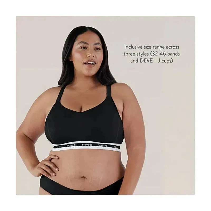 Bravado Original Full Cup Nursing Bra, Black XL 5 Bravado Original Full Cup Nursing Bra, Black XL - Image 5