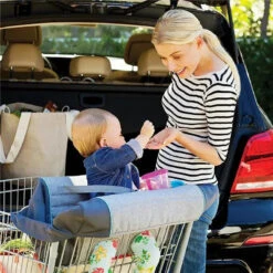 Munchkin - Brica GoShop Baby Shopping Cart Cover -Baby Ease Deals Store brica goshop shopping cart cover grey image 13