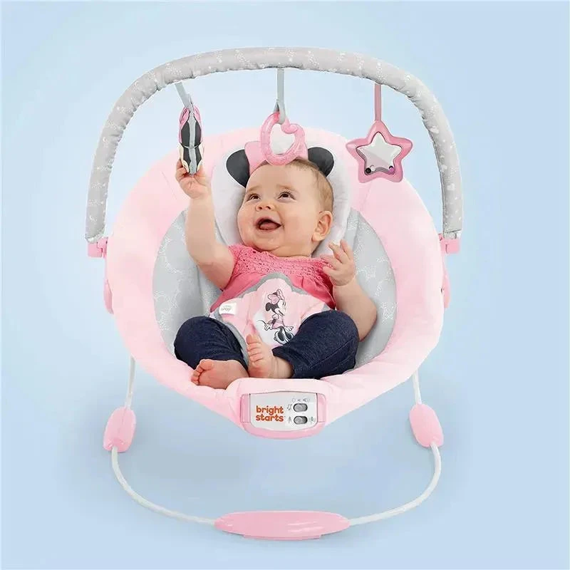 Bright Starts - Baby Disney Minnie Mouse Rosy Skies Bouncer Pink 6 Bright Starts - Baby Disney Minnie Mouse Rosy Skies Bouncer Pink - Image 6