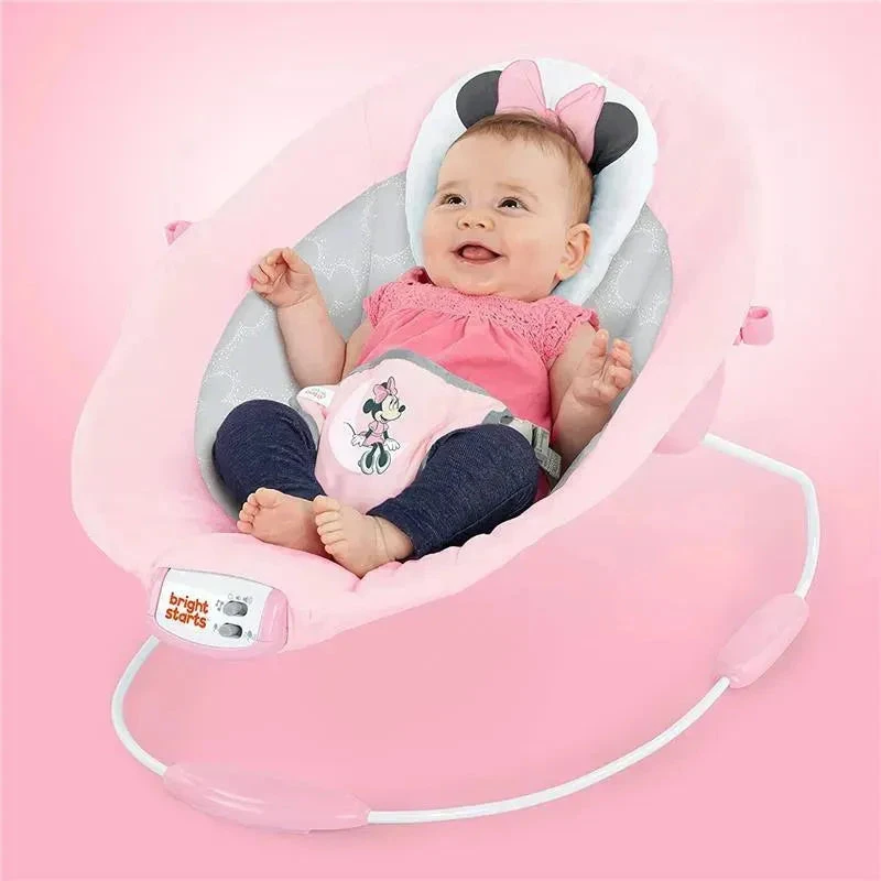 Bright Starts - Baby Disney Minnie Mouse Rosy Skies Bouncer Pink 8 Bright Starts - Baby Disney Minnie Mouse Rosy Skies Bouncer Pink - Image 8