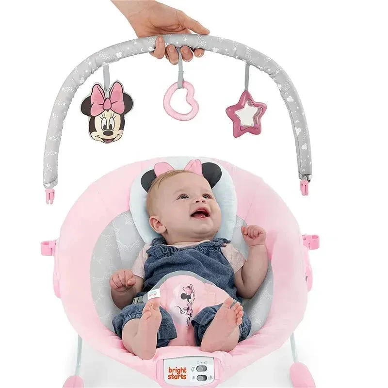 Bright Starts - Baby Disney Minnie Mouse Rosy Skies Bouncer Pink 3 Bright Starts - Baby Disney Minnie Mouse Rosy Skies Bouncer Pink - Image 3