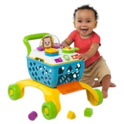 Kids II - Bright Starts Giggling Gourmet 4-in-1 Shop ‘n Cook Walker Shopping Cart Push Toy -Baby Ease Deals Store bright starts giggling gourmet 4 in 1 shop n cook walker image 7