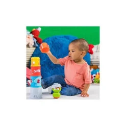Bright Starts Oscar The Grouch's Staking Cans Stackable Cups 8 Bright Starts Oscar The Grouch's Staking Cans Stackable Cups -Baby Ease Deals Store bright starts oscar the grouchs staking cans stackable cups image 5