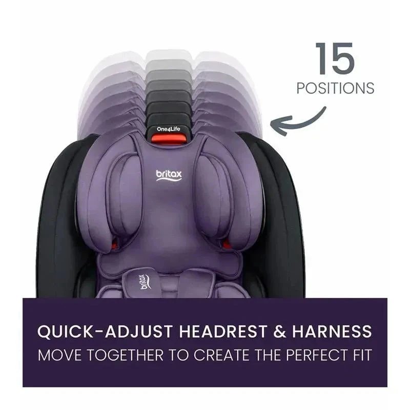 Britax - One4Life ClickTight All-in-One Car Seat Iris Onyx 2 Britax - One4Life ClickTight All-in-One Car Seat Iris Onyx - Image 2