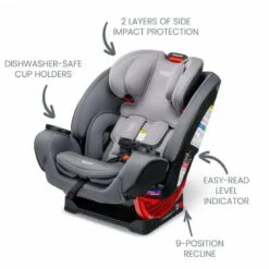 Britax - One4Life ClickTight All-in-One Convertible Car Seat, Glacier Graphite -Baby Ease Deals Store britax one4life clicktight all in one convertible car seat glacier graphite image 5