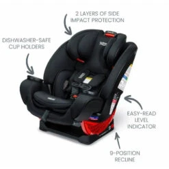 Britax - One4Life ClickTight All-in-One Convertible Car Seat, Onyx 8 Britax - One4Life ClickTight All-in-One Convertible Car Seat, Onyx -Baby Ease Deals Store britax one4life clicktight all in one convertible car seat onyx image 4
