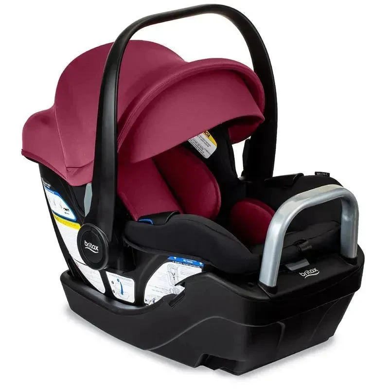 Britax - Willow S Infant Car Seat With Alpine Anti-Rebound Base, Ruby Onyx 1 Britax - Willow S Infant Car Seat With Alpine Anti-Rebound Base, Ruby Onyx