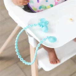 Bumkins - Blue Silicone Accessory Tethers -Baby Ease Deals Store bumkins blue silicone accessory tethers image 3