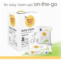 Burt's Bees Baby Burt’s Bees - Unscented Natural Baby Wipes For Sensitive Skin, 72 Wipes 10 Pack 15 Burt's Bees Baby Burt’s Bees - Unscented Natural Baby Wipes For Sensitive Skin, 72 Wipes 10 Pack -Baby Ease Deals Store burt s bees unscented natural baby wipes for sensitive skin 72 wipes 10 pack image 7
