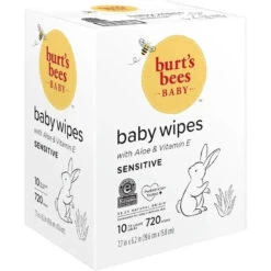 Burt's Bees Baby Burt’s Bees - Unscented Natural Baby Wipes For Sensitive Skin, 72 Wipes 10 Pack 16 Burt's Bees Baby Burt’s Bees - Unscented Natural Baby Wipes For Sensitive Skin, 72 Wipes 10 Pack -Baby Ease Deals Store burt s bees unscented natural baby wipes for sensitive skin 72 wipes 10 pack image 8