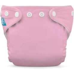 Charlie Banana - 1 Pack - Reusable Cloth Diaper Newborn - Baby Pink