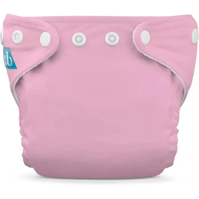 Charlie Banana - 1 Pack - Reusable Cloth Diaper Newborn - Baby Pink 1 Charlie Banana - 1 Pack - Reusable Cloth Diaper Newborn - Baby Pink