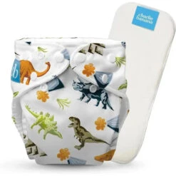 Charlie Banana - Dinosaurs Reusable Cloth Diaper One Size