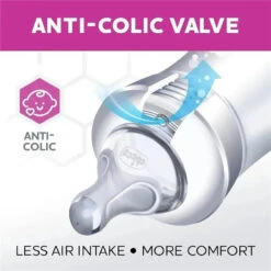 Chicco - 2Pk Duo 9Oz Hybrid Baby Bottle, Pink -Baby Ease Deals Store chicco duo 5oz baby bottle 2 pack neutral 2 image 6