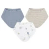 Crane Bedding - Cove 3-Pc. Muslin Bib Set, Ocean Life