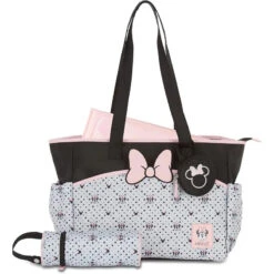 Cudlie - Minnie Disney Tote Diaper Bag & Changing Pad