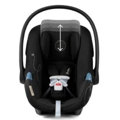 Cybex - Aton G Infant Car Seat With Linear Side-Impact Protection Sensorsafe, Moon Black -Baby Ease Deals Store cybex aton g infant car seat with linear side impact protection sensorsafe moon black image 3