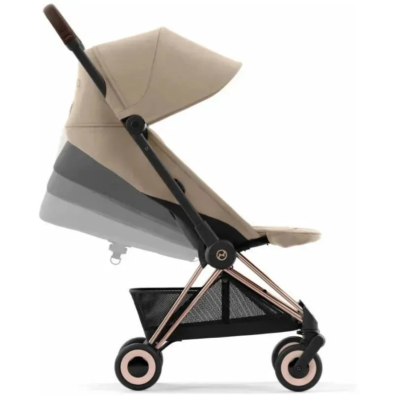 Cybex - Coya Compact Stroller, Rose Gold/Cozy Beige 4 Cybex - Coya Compact Stroller, Rose Gold/Cozy Beige - Image 4