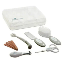 Dreambaby - Essential Baby Grooming Kit & Healthcare Set, 10 Pack, Grey