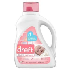 Dreft Newborn Baby Liquid Laundry Detergent - 64 Loads - 100 Fl Oz