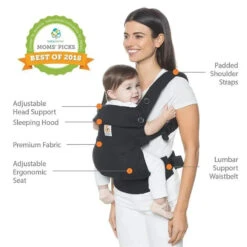 Ergobaby Ergo Baby Four Position 360 Baby Carrier, Black -Baby Ease Deals Store ergo baby four position 360 baby carrier black image 13