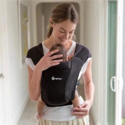 Ergobaby - Embrace Baby Carrier, Pure Black -Baby Ease Deals Store ergobaby embrace baby carrier pure black image 9